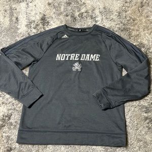 Notre dame sweatshirt adidas men M